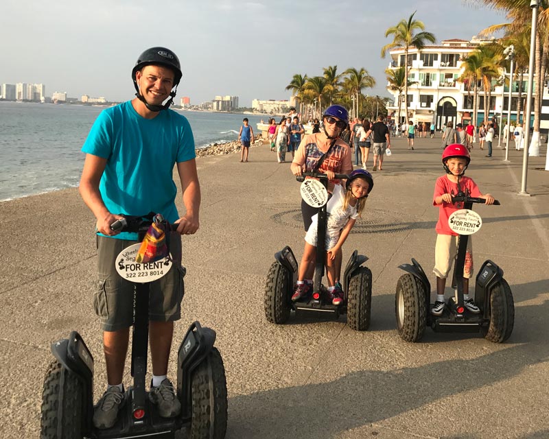 Puerto Vallarta com crianças: Segway Tour na Praia de Los Muertos