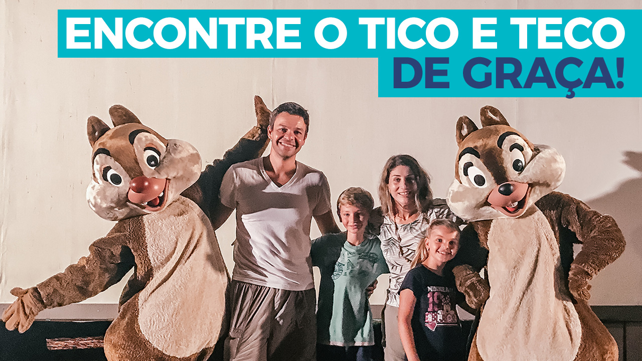 Acampamento com Tico e Teco na Disney